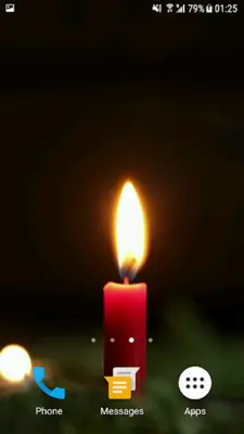 Candle HD Video Live Wallpaper Free android App screenshot 1